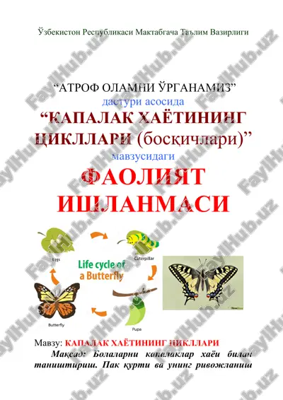 "kapalak xayotining tsikllari (bosqichlari)" — DOC