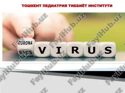koronavirusli infektsiya — PPTX