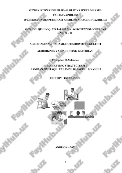 marketing strategiyasi — DOC