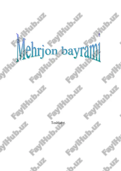 mehrjon bayrami — DOC