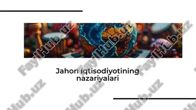 iqtisodiyot nazariyalari — PDF