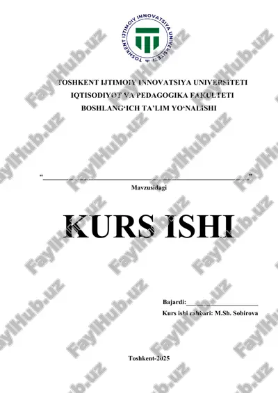 bolalarda sog'lom turmush tarzini rivojlantirish — DOCX
