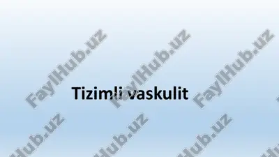tizimli vaskulit — PDF