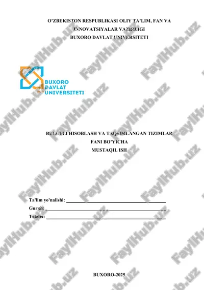 internet buyumlari (iot) texnologiyasi — DOCX