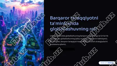globallashuv va barqaror taraqqiyot — PDF