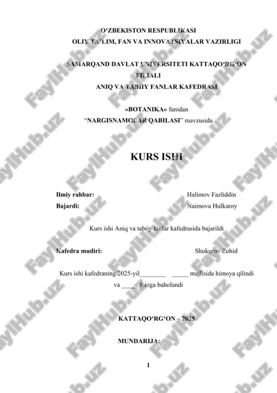 nargisnamolar qabilasi — DOCX