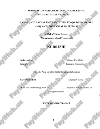 xarasimonlar ajdodi — DOCX