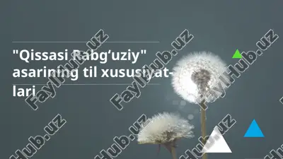 qissasi rabgʻuziy — PPTX