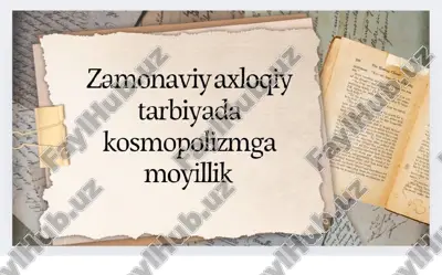 zamonaviy axlogiy tarbiya — PPTX