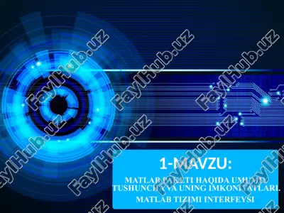 matlab paketi — PPTX