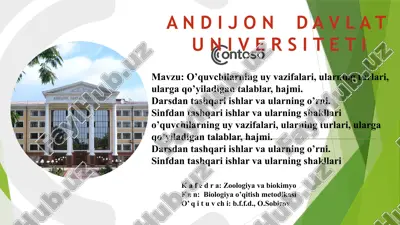 biologiya o’qitish metodi — PPTX