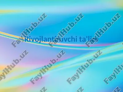 rivojlantiruvchi ta'lim — PPTX