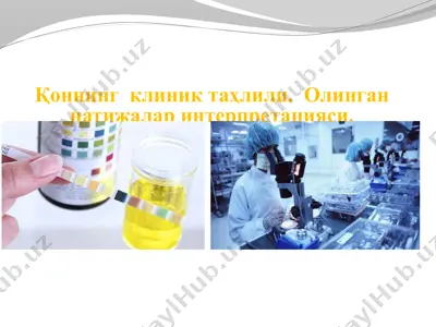 qonning klinik tahlili — PPTX