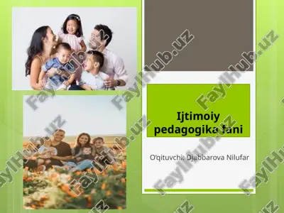 ijtimoiy pedagogika — PPTX