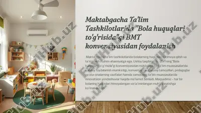 bola huquqlari to'g'risida — PPTX