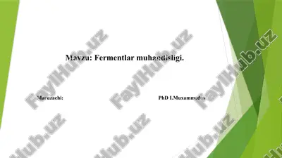 fermentlar muhandisligi — PPTX