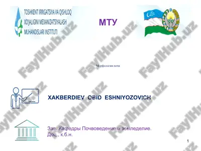 pochvovedenie — PPT