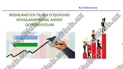 boshlang’ich ta’lim o’quvchisi rivojlanishining asosiy qonuniyatları — PPT