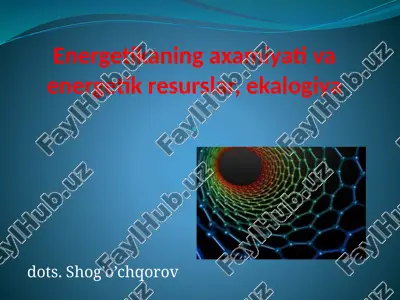 elektr stantsiyalari — PPTX