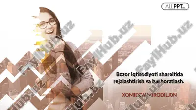 rejalashtirish va bashoratlash — PPT