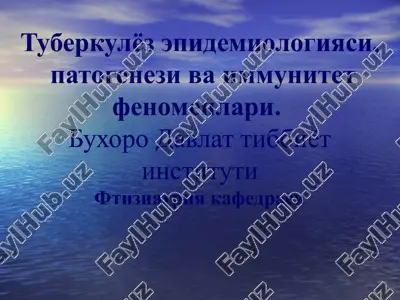 tuberkulyoz — PPT