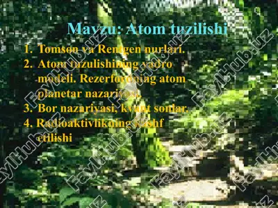 atomtuzilishi — PPTX