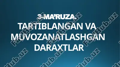 avl daraxt — PPTX