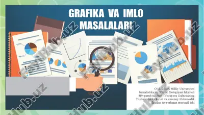 grafika va imlo masalalari — PPTX