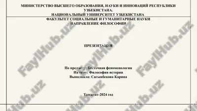 prezentatsiya "filosofiya istorii" — PPTX