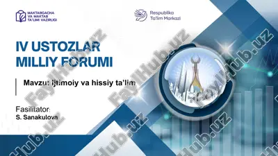ijtimoiy va hissiy ta'lim (iht) nima? — PPTX
