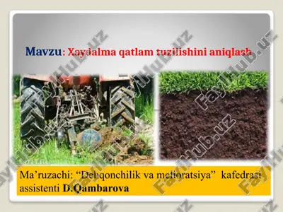 xaydalmaqatlam tuzilishini aniqlash — PPTX