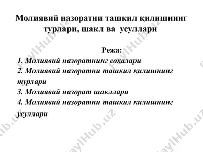 молиявий назоратни ташкил қилишнинг турлари, шакл ва усуллари — PPTX
