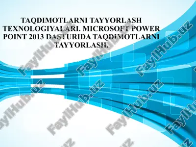 microsoft power point 2013 — PPTX
