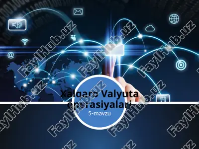 xalqaro valyuta operatsiyalari — PPTX