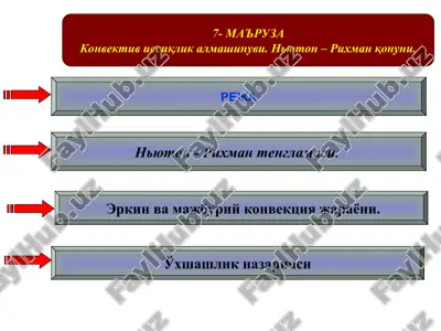 konveksiyon isi transferi — PPT