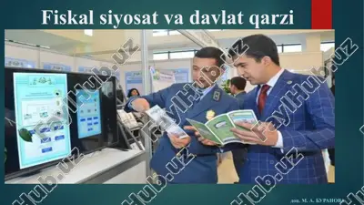 fiskalsiyosat va davlat qarzi — PPTX