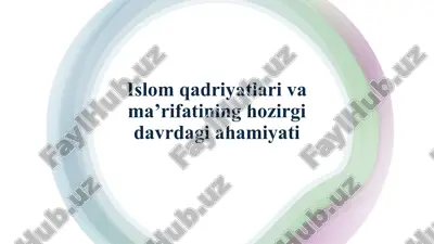 islomdabag’rikenglik — PPTX