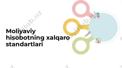 moliyaviy hisobotning xalqaro standartlari — PPTX