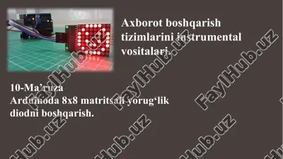 8x8 led matritsa — PPTX