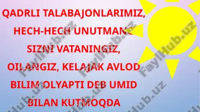 xizmat yozishmalari — PPTX