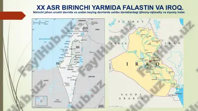falastin tarixi — PPTX