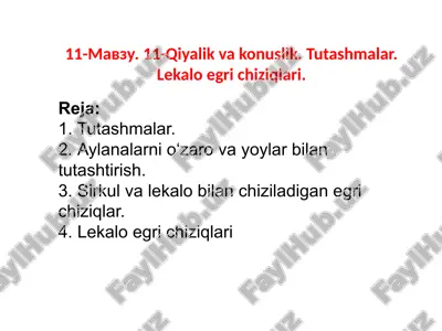 tutashmalar — PPTX