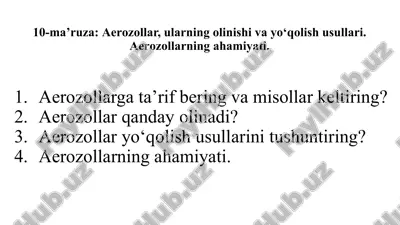 aerozollar — PPTX