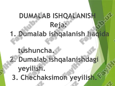 dumalab ishqalanish — PPTX