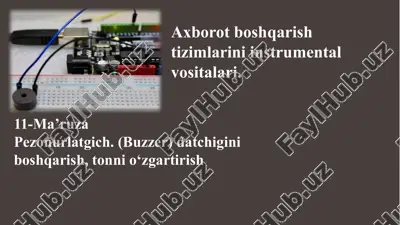 pezonurlatgich (buzzer) — PPTX