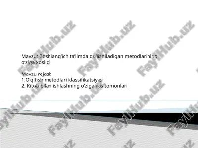 interfaolta’limning o‘zigaxosligi — PPTX