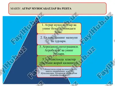 er rentasiga turli hil nazariya yondoshuvlar — PPTX