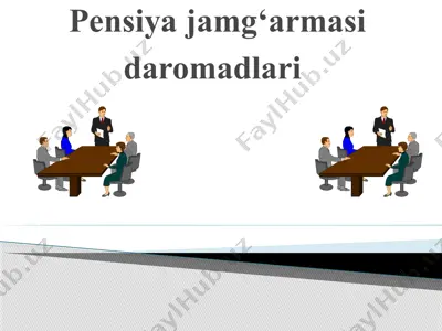 pensiya jamg‘armasi daromadlari — PPTX