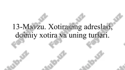 xotira — PPTX