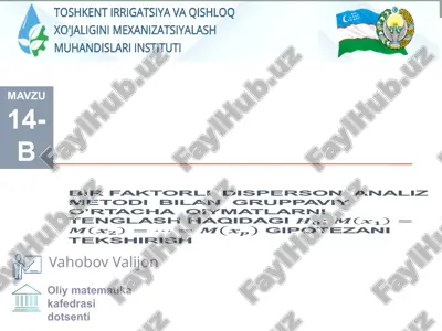 o'g'it turini ta'sir ettirish natijasida hosil bo'lgan jadval — PPTX